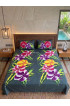 Hand Painted Rayon Bedsheet Set King Size